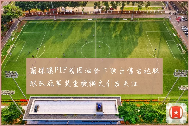 葡媒曝PIF或因油价下跌出售吉达联球队冠军奖金被拖欠引发关注